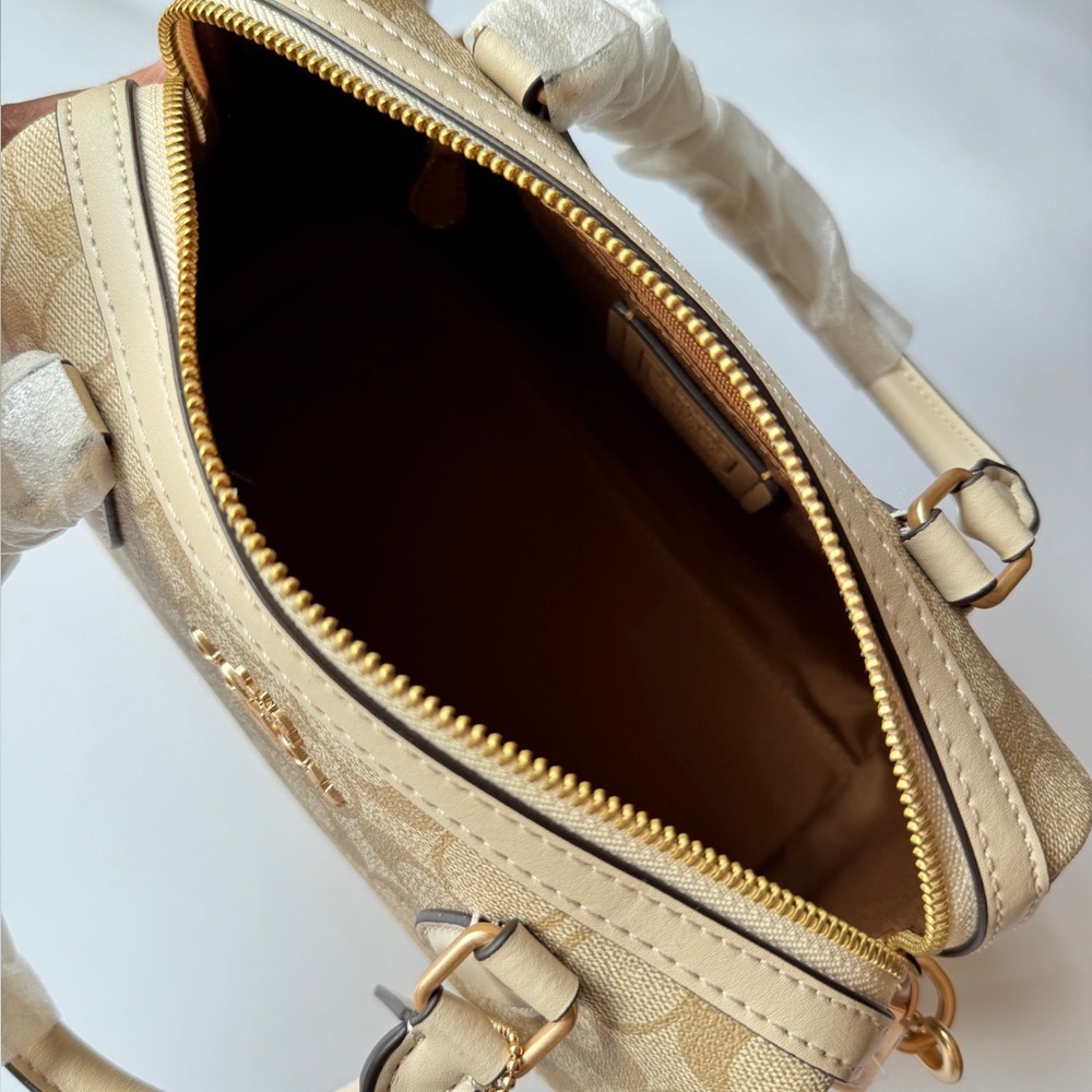 COACH Rowan 18 Mini Satchel in Signature Canvas - Picture 8 of 8